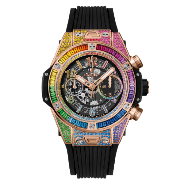 Копии часов Hublot Big Bang Unico 42mm Rainbow Art 5286
