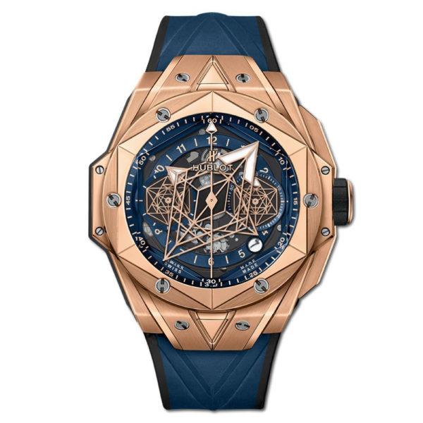 Копии часов Hublot Big Bang Sang Bleu II 418.OX.5108.RX.MXM20 Steel