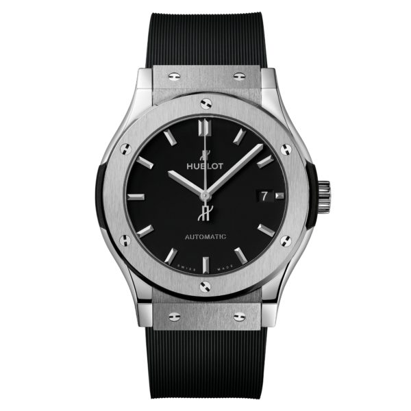 Копии часов Hublot Classic Fusion 42mm 542.NX.1171.RX Steel Black