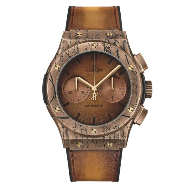 Копии часов Hublot Classic Fusion Chronograph 45mm Berluti Art 7251