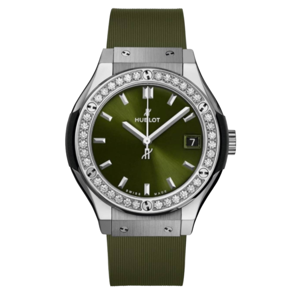 Копии часов Hublot Classic Fusion 33mm 581.NX.8970.LR.1104 Diamond