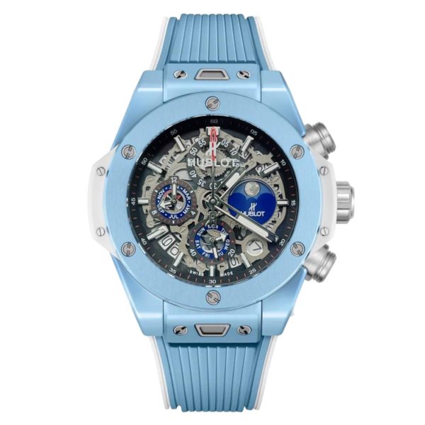 Копии часов Hublot Big Bang Unico 42mm Sky Blue Art 7283
