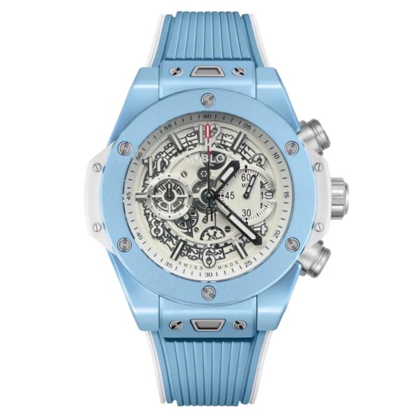 Копии часов Hublot Big Bang Unico 42mm Sky Blue Art 7285