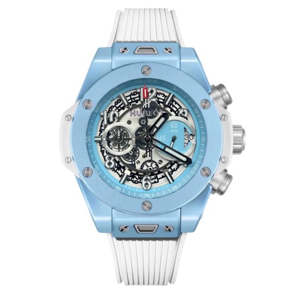Копии часов Hublot Big Bang Unico 42mm Sky Blue Art 7286