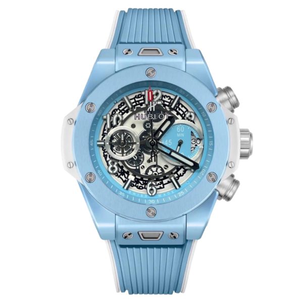 Копии часов Hublot Big Bang Unico 42mm Sky Blue Art 7287