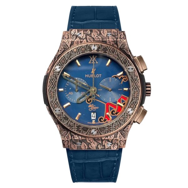Копии часов Hublot Classic Fusion Chronograph 45mm Fuente 20th Anniversary Art 7264