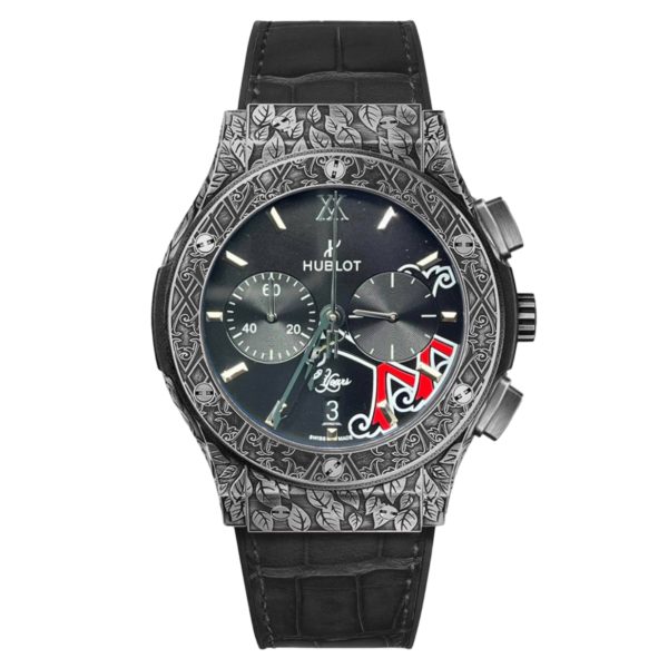 Копии часов Hublot Classic Fusion Chronograph 45mm Fuente 20th Anniversary Art 7257