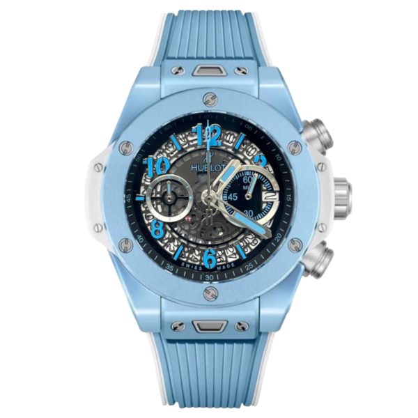 Копии часов Hublot Big Bang Unico 42mm Sky Blue Art 8649