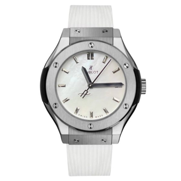 Копии часов Hublot Classic Fusion 33mm 581.NE.2010.LR Pearl