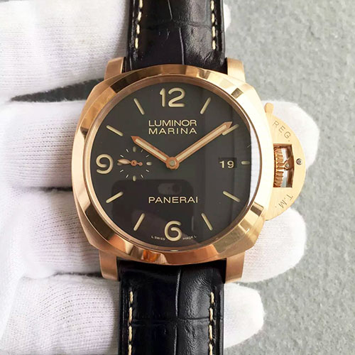 沛納海 Panerai Luminor Marina系列pam393大號玫金殼 搭載P9000機芯