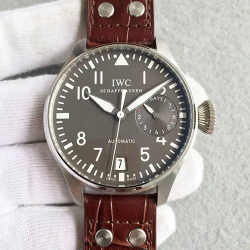 万国 IWC 大型飞行员系列灰面 大把头