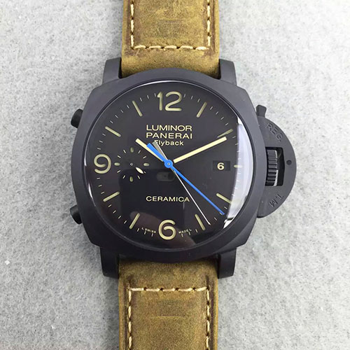 沛纳海 Panerai Pam525 全陶瓷壳款 搭载P9100海鸥自动机芯