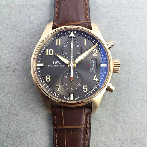 万国 IWC 喷火战机 金壳 搭载7750机芯