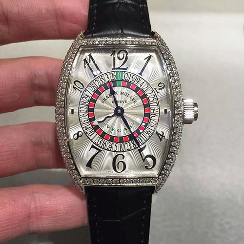 法蘭克穆勒 Franck Muller 三針全自動機械腕表 搭載原裝改版自動上鏈CAL.SK機芯