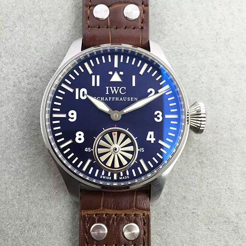 万国 IWC 飞行员系列涡轮 蓝面