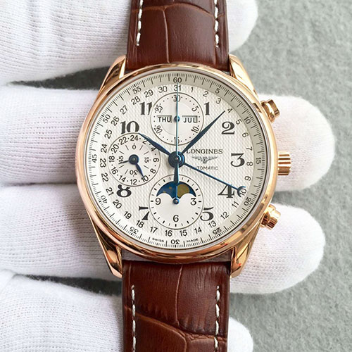 浪琴 Longines 名匠八針月相 搭載7750機芯